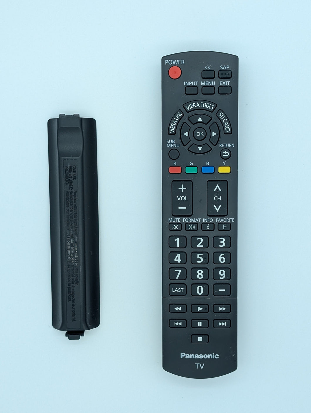 N2QAYB000321 PANASONIC TV REMOTE - USED